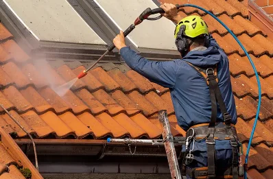 Démoussage et hydrofuge de toiture à Galez